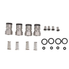 Ball Lock Keg Posts Gas Liquid 18mm Female Thread Stainless Steel Poppet Spring for Wine Cola Syrup Buckets