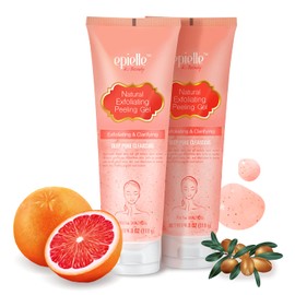 Epielle Epielle Gommage Peeling Gel | Gentle Exfoliating Face Scrub for Clear and Radiant Skin | Skin Brightener + Dead Skin Remover | 4.0 fl.Oz (118ml) | 2 pack | Exfoliator