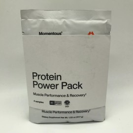 Momentous Protein Power Pack, Muscle Performance & Recovery. 2 packs 4 Flvr Each