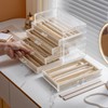 YUFONG Necklace Holder Organizer, Dustproof Necklace Box Velvet Necklace Organizer