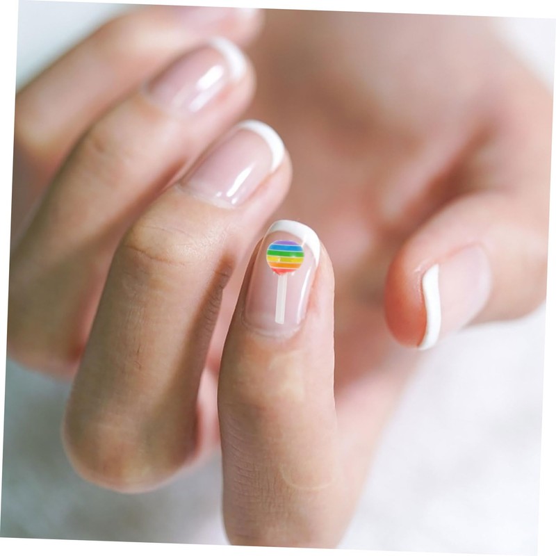 Baluue 25pcs Candy Nail Art Charms Manicure Supplies for Creative