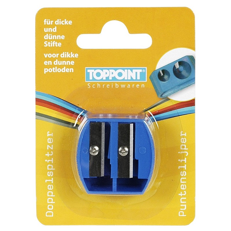 Double sharpener for thick and thin sticks (34 230)