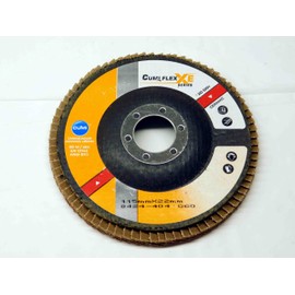 M & J Tooling LLC 5pcs NEW CUMI XD 599+ TYPE 27 CERAMIC FLAP DISC 60 GRIT 4 1/2 O.D. X 7/8 I.D. - MS7035CMI