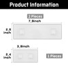 Youvip 3 Pack Shower Caddy Adhesive for Replacement,Adhesive Strips Suitable