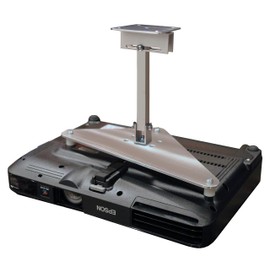 PCMD, LLC. Projector Ceiling Mount Compatible with Epson EB-1750 EB-1751 EB-1760W EB-1761W EB-1770W with Lateral Shift Coupling (12-Inch Extension)