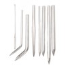12Pcs Stainless Steel Paracord Stitching Set Paracord Needle with Storage
