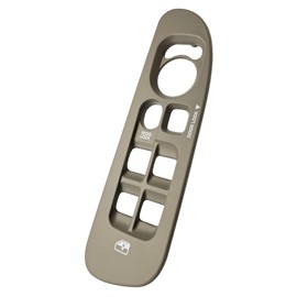 SWITCHDOCTOR Window Master Tan Bezel for 2002-2008 Dodge Ram (Quad Cab, Crew, Khaki, Taupe, Tan, Beige, Light Gray, Trim, Cover, Panel)