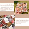 BUIYLV 50 Pack Charcuterie Boxes with Clear Lids, 4 Inches