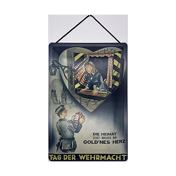 Blechschild With Cord 30 x 20 cm Day of the