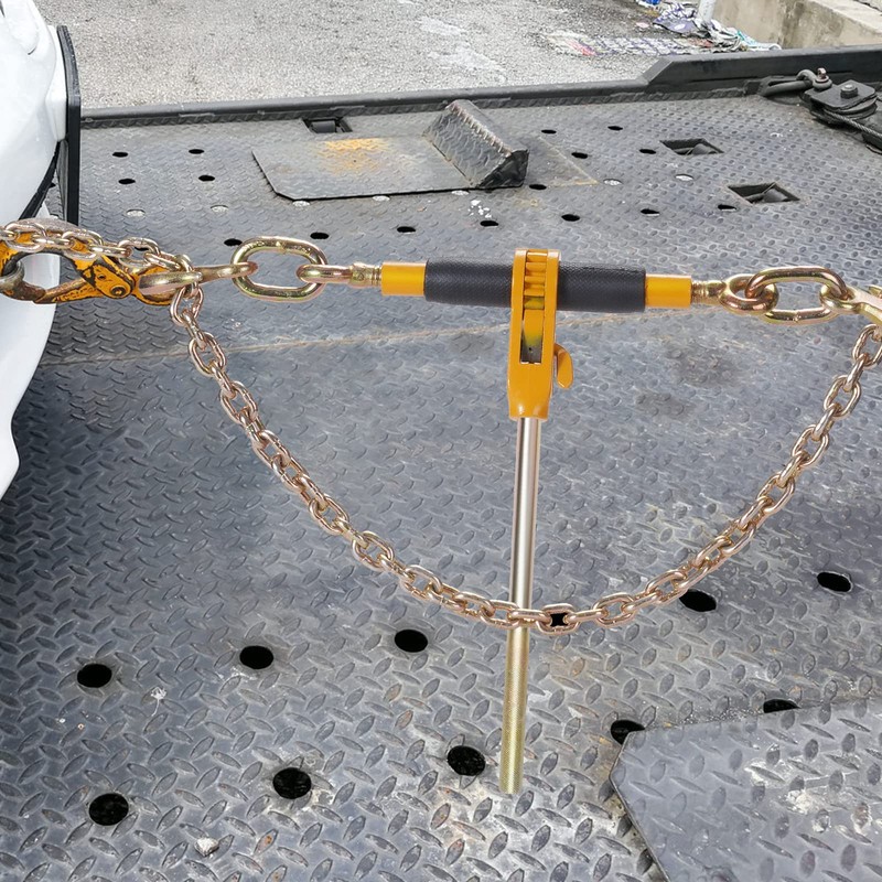 VEVOR Ratchet Chain Binder, 5/16"-3/8" Heavy Duty Load Binders, with