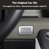 YIWANG Stainless Car Microphone Decoration Frame Cover Trim for Land