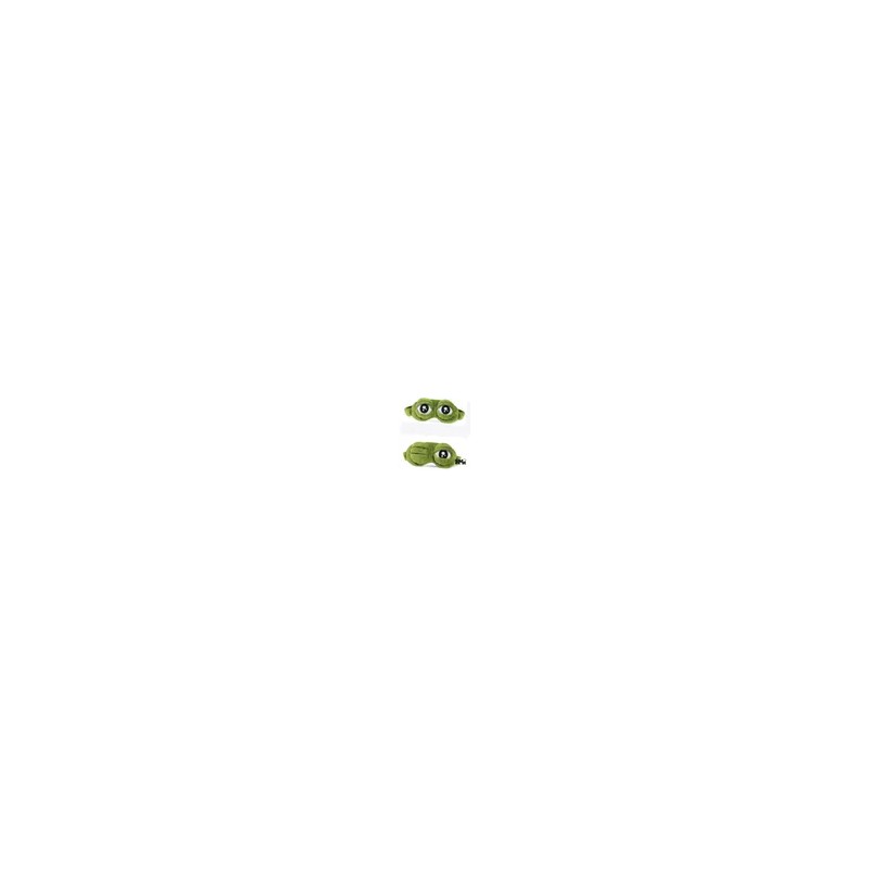 슬픈개구리안대 귀여운수면안대 비행기수면안대 눈안대 수면용안대 Sad Frog Eye Mask Cute