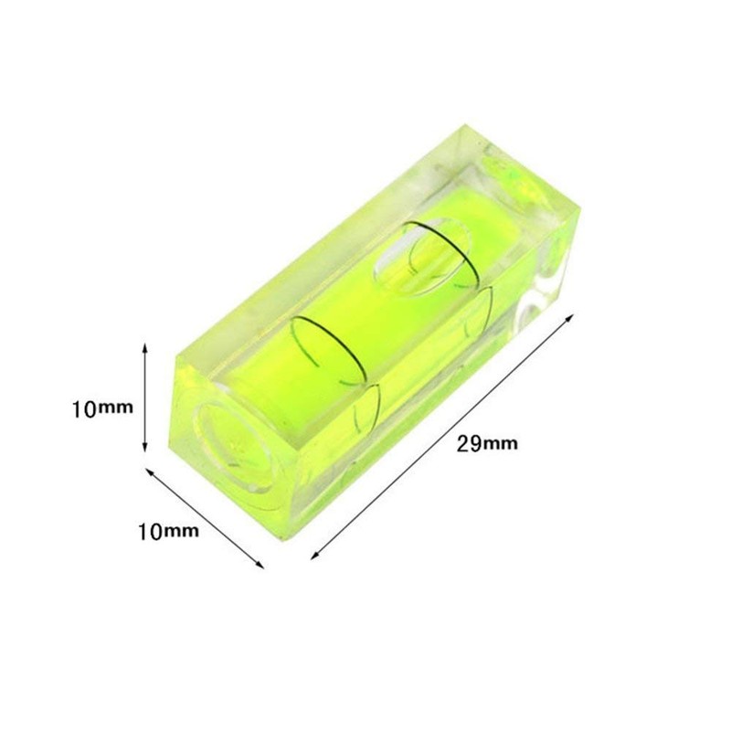 11 pcs Mini Bubble Spirit Level , 10x10x29mm Square Picture