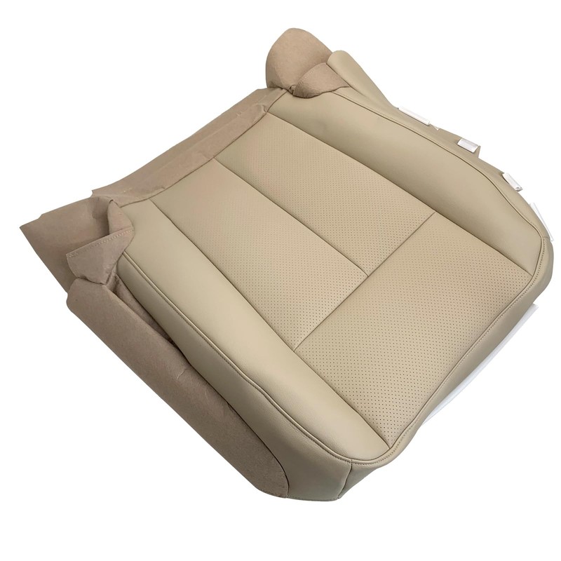Bottom Microfiber Leather AC Seat Cover Tan Fit for 2007-2014