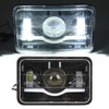 Truck Front Square LED Headlight with High Low Beam DRL