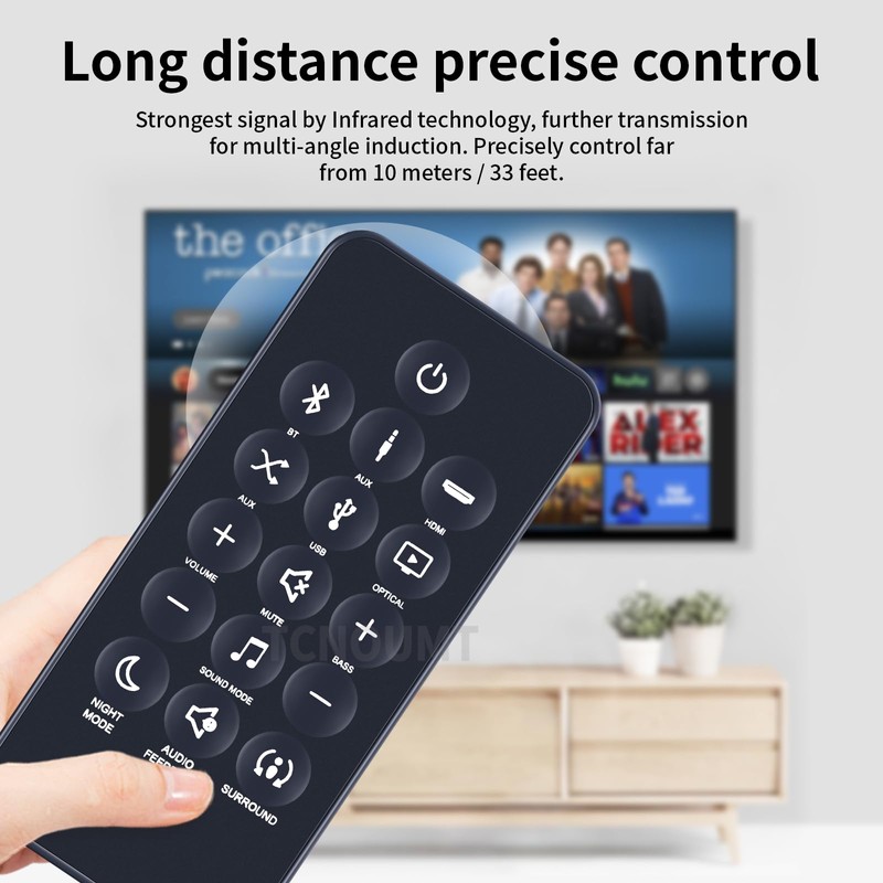 TCNOUMT BT-0520 Remote Control Suitable for JBL Bar Studio 2.0