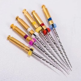 Easyinsmile X-Pro Gold Taper NITI Endo Rotary Files Controlled Memory Files Assorted - 21MM