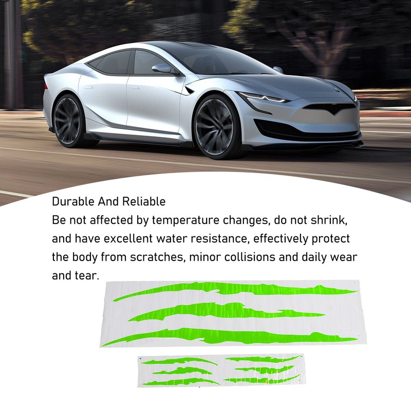 2Pcs Car Hood Cover Sticker Claw Mark Style Universal Engine