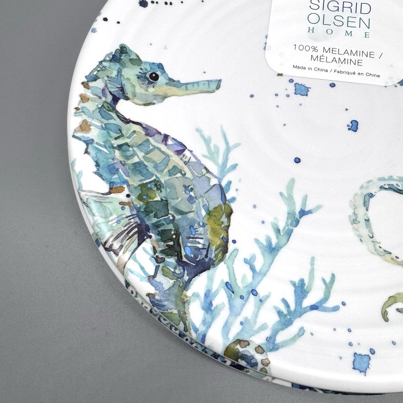 Sigrid Olsen x4 Sigrid Olsen Sea Turtle Melamine Salad Plate