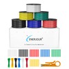 ENERJOUR 24 Gauge Wire 600FT, 24 AWG Flexible Silicone Cable,