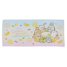 Sumikko Gurashi Face Towel Fruit Vacation Inkjet Shirring Dye Print