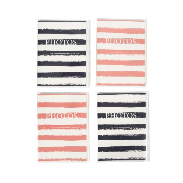 New View Gifts Striped Soft Mini Indigo and Millennial Pink