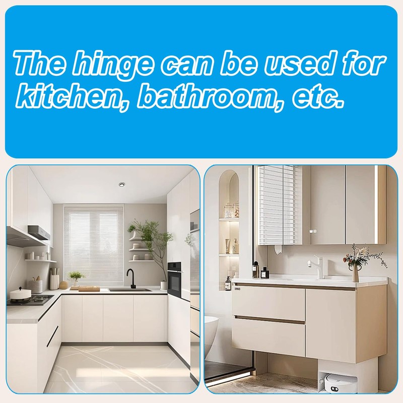 vibedor 1 Pair Tip Out Tray Hinges, Scissor Hinge Kitchen