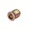 sourcing map M10x20mm Threaded Inserts for Wood Hex Socket Drive