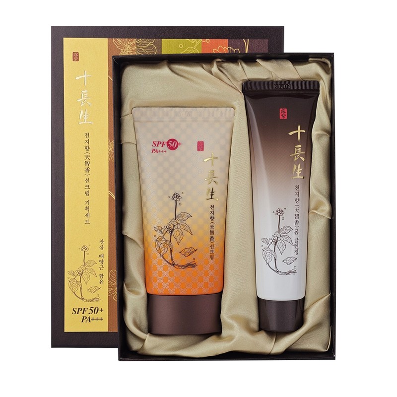 rosé Ten Jangsaeng Cheonjihyang Sun Cream + Foam Cleansing Special