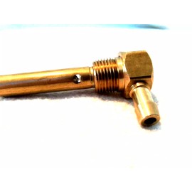 TEMCO 3/8" NPTF Brass Fuel Safety Vent ROLLOVER VALVE 5/16" ID Hose for Gas Tank