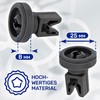 Pack of 8 Dishwasher Wheels Upper Basket Diameter 25 mm