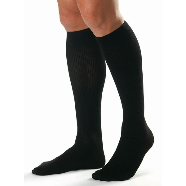 BSN Med/-Beiersdorf /Jobst (a) Jobst For Men 8-15 Over-The-Calf Sock Black Large