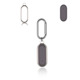 Schutzhülle für PLAUD NotePin Voice Recorder, yystao TPU-hülle kompatibel mit PLAUD NotePin AI, mit Schlüsselanhänger, staubdicht, stoßfest und langlebig, Transparentgrau