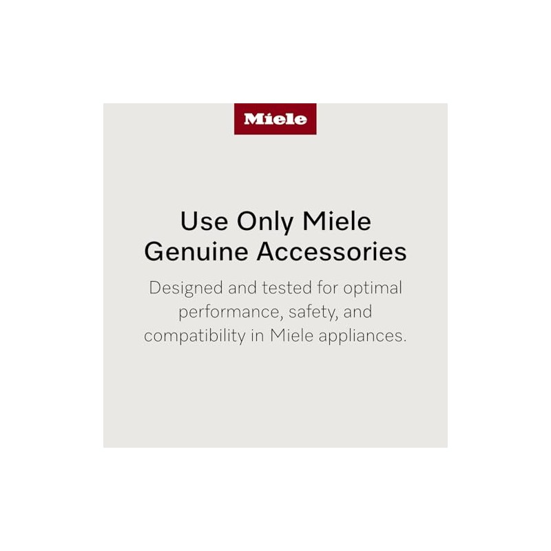 Miele Original KWF 1000 IntensiveClear Water Filter with Active Charcoal