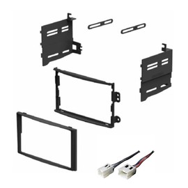 ASC Car Stereo Dash Install Kit and Wire Harness for Installing a Double Din Aftermarket Radio -Made for Nissan: 2003 2004 2005 350z