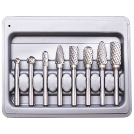 Tungsten Steel Milling Cutter, SPTA 8-Piece Burr 6 mm Shank Bit for Wood Metal Marble Carving, Grinding, Engraving etc., Drilling Tools, Suitable for Drill, Multifunctional Tool – CTBSET
