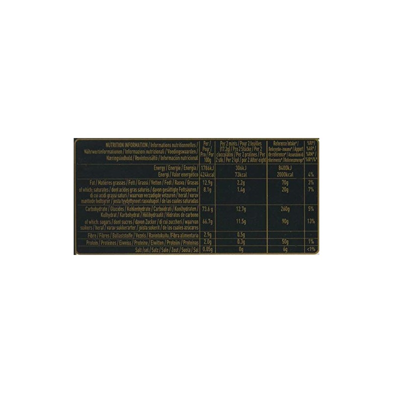 After Eight Mints Christmas 300g case of 4(Wholesale Grocery Item