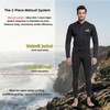 SBART 1.5mm Wetsuit Top Men UPF 50+ Front Zip Neoprene