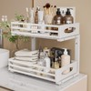 mixeshop Under Sink Organizer, 2 Tier Under Sink Organizers and