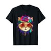 Tie Dye Cat Shirt Hippy Cat Peace Sign Cat Lover