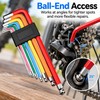 Bike Hex Key Set for Bicycle Repair – 7-Piece Color-Coded