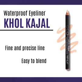 IMPALA | Waterproof Khol Eyeliner Pencil Nude Color 87 | Eye Liner | Perfect Line, Intense Look | Water-Resistant and Long-Lasting Eyeliner | Soft and Creamy Formula | Eye Makeup