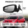 Left Driver Side Mirror Compatible with Toyota RAV4 2016 2017