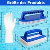 Abnaok 2 Piece Pool Brush Set, Sponge with Handle, Pool