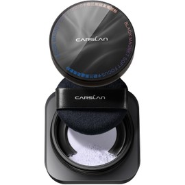 CARSLAN Black Magnet Soft Focus Make Up Powder, 2.0 Oil Control Loose Setting Powder, 24H Longlasting, Shine Free, Waterproof Face Powder, 01 Light Purple For Dry&Com Skin, 0.28Oz