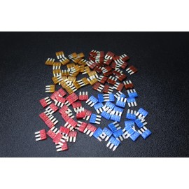 Eaton 20 PCS 5 EA ATL 5 7.5 10 15 AMP FUSE DUAL CIRCUIT COOPER BUSSMAN MICRO 3 LEG