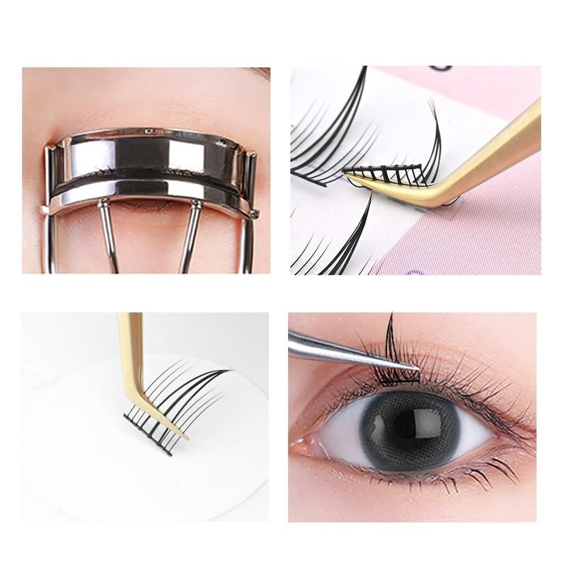 NAGARAKU DIY Self Grafting Segmented False Eyelashes 0.07mm Individual Cluster
