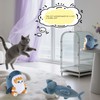 Cute Shark Cat Plush - Kitty in Shark Costume, 19.7in