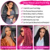 Espive 13x6 Deep Wave Lace Front Wigs Human Hair 200