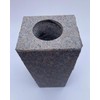 Granite Vase Tapered 5"x4"x9" Dakota Mahogany